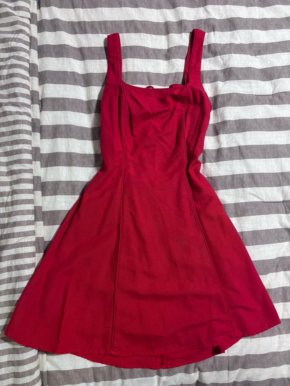 Fit-and-Flare Midi Dress